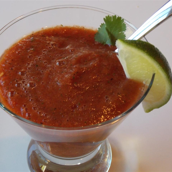 Pica De Gallo Inspired Gazpacho (Gluten-Free)