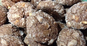 Fudgy Chocolate Crackle Cookies