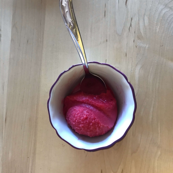 Raspberry Sorbet or Granita