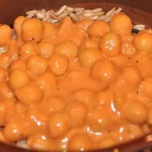 Chickpeas in Tomato Sauce With Feta and Wine