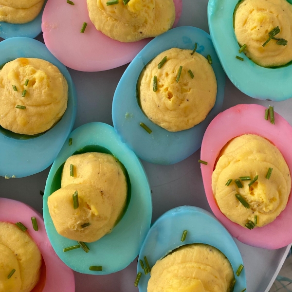Easter Deviled Eggs