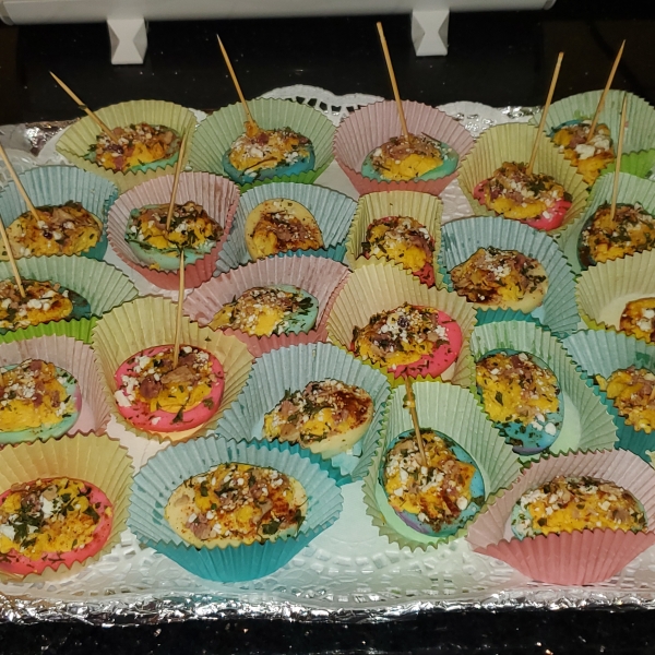 Easter Deviled Eggs
