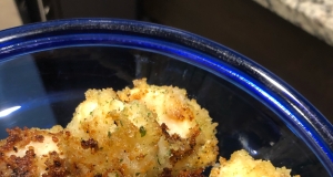 Grilled Garlic Parmesan Crusted Scallops