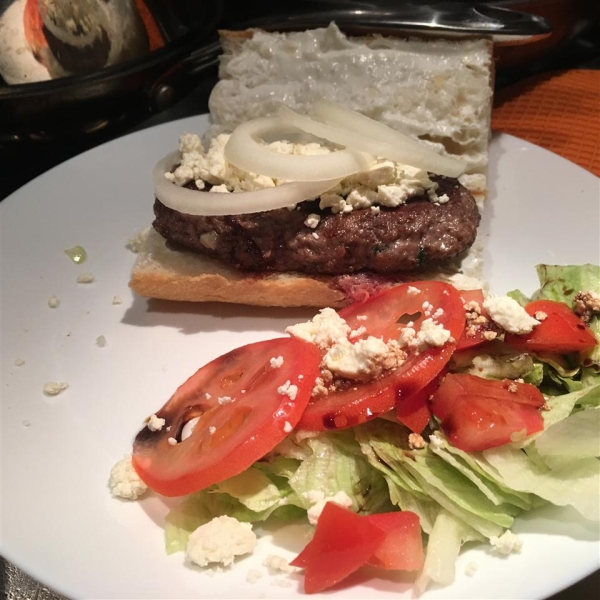 Mediterranean Lamb Burgers