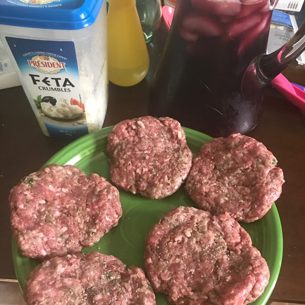 Mediterranean Lamb Burgers