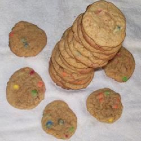 Peanut Butter Mini Candy-Coated Chocolates Cookies