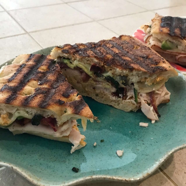 Turkey and Bacon Panini with Chipotle Mayonnaise