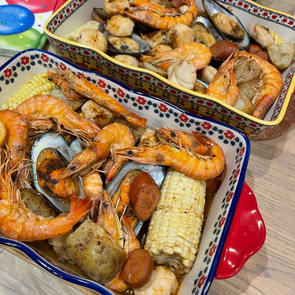 Grilled Cajun Seafood Boil