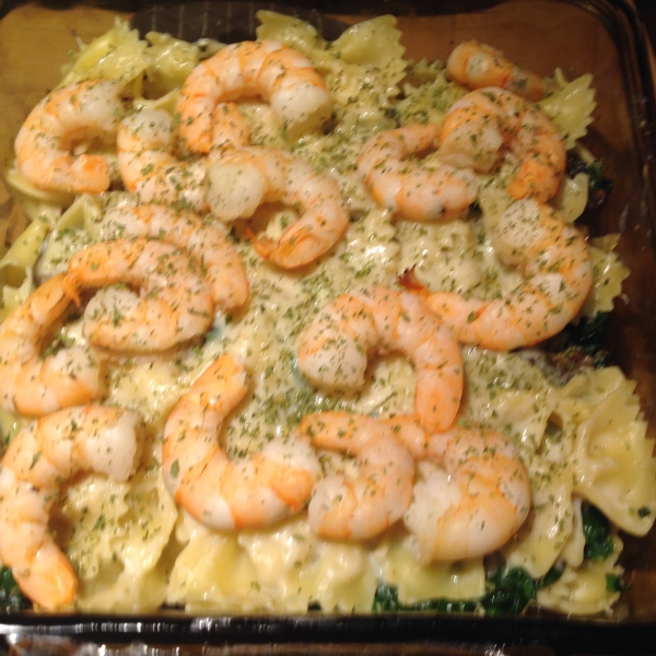 Shrimp and Spinach Lasagna