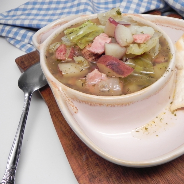 Hearty Country Ham and Cabbage Soup