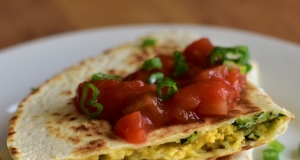 Zucchini Breakfast Quesadilla