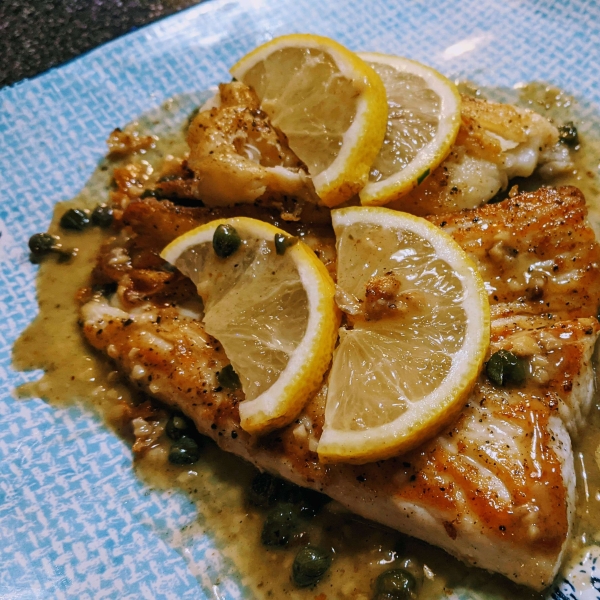 Quick Salmon Piccata