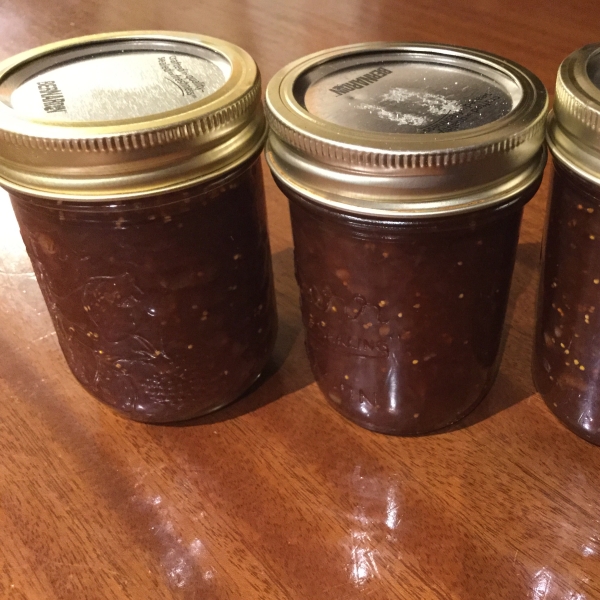 Rhubarb and Dried Fig Jam