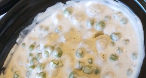 Creamed Onions and Peas