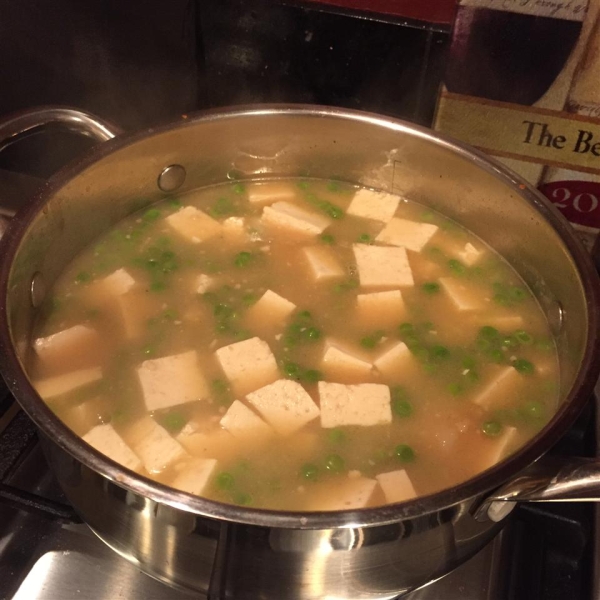 Chinese Shrimp and Tofu Soup