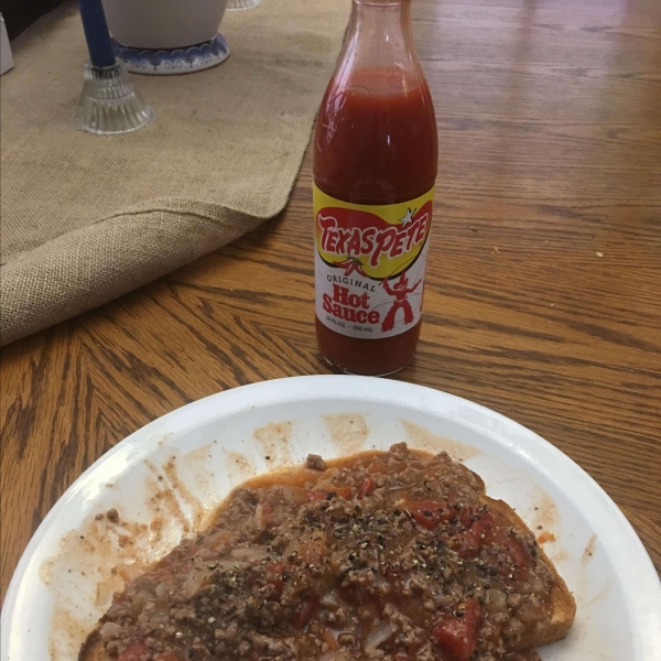 U.S. Navy Minced Beef On Toast