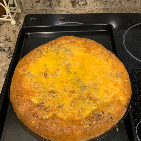 Crustless Cheeseburger Quiche