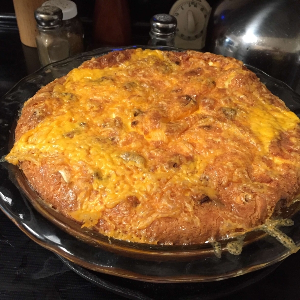 Crustless Cheeseburger Quiche
