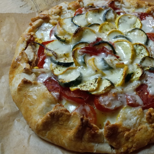 Fresh Tomato and Squash Galette