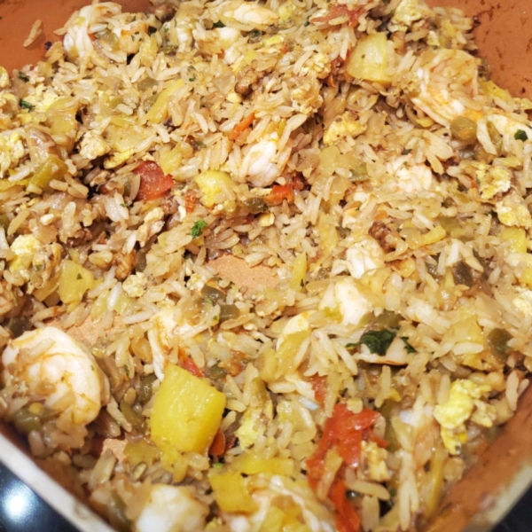 Summer Special Shrimp and Fruit Fried Rice