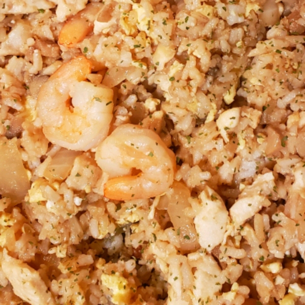 Summer Special Shrimp and Fruit Fried Rice