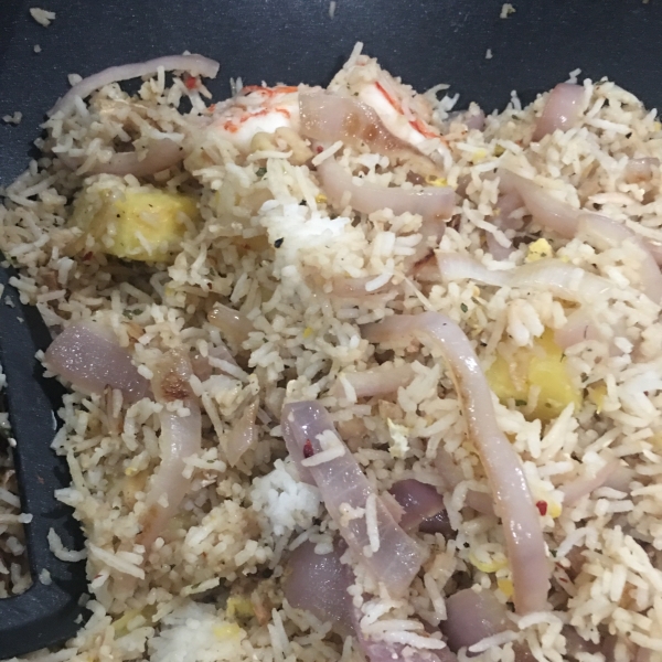 Summer Special Shrimp and Fruit Fried Rice