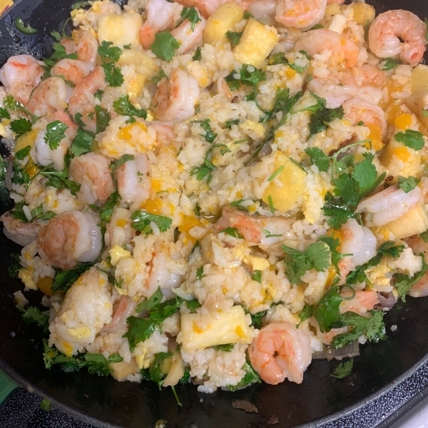 Summer Special Shrimp and Fruit Fried Rice