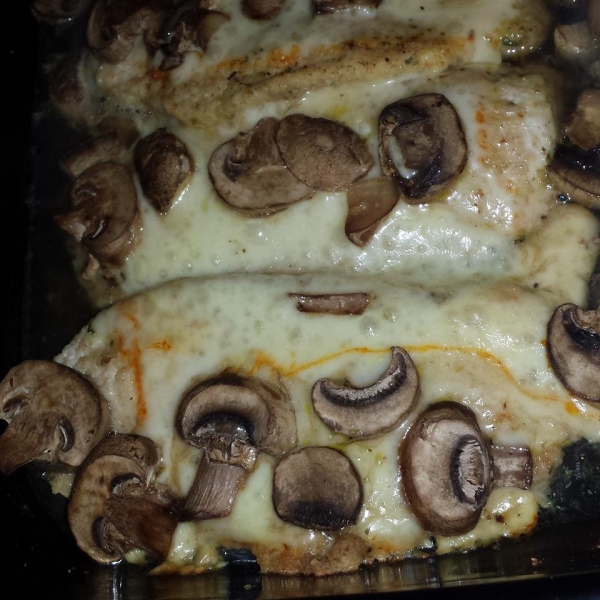 Muenster Chicken and Mushrooms