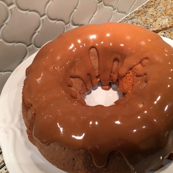 Moist Caramel Apple Cake by JELL-O