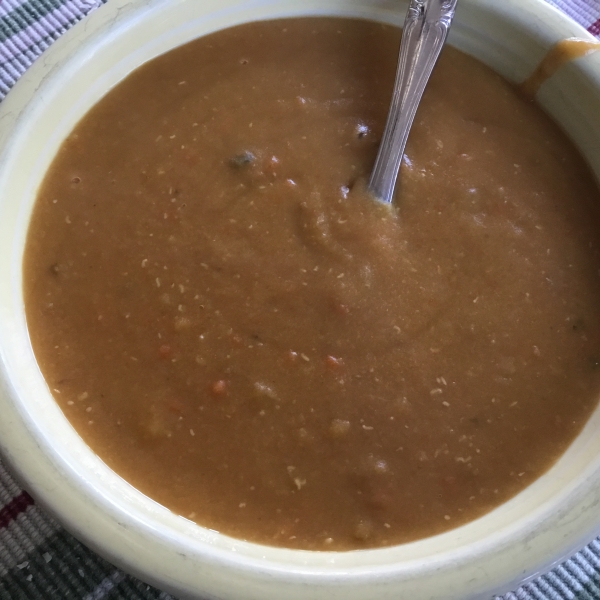 Lebanese-Style Red Lentil Soup