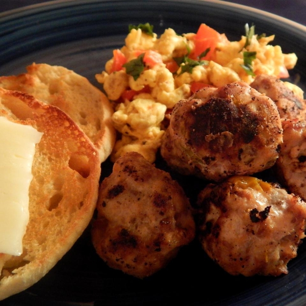 Spicy Breakfast Meatballs