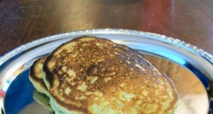 Green Oat Pancakes for St. Patrick's Day