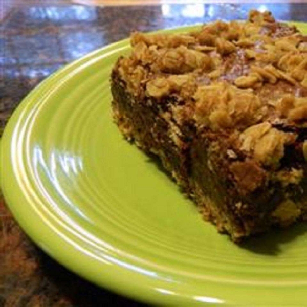 Oatmeal-Crusted Brownies