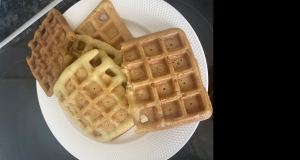 Coconut Chocolate Chip Waffles