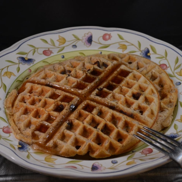 Coconut Chocolate Chip Waffles