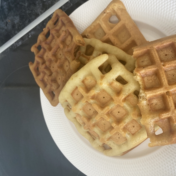 Coconut Chocolate Chip Waffles