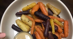 Air-Fried Carrots with Balsamic Glaze