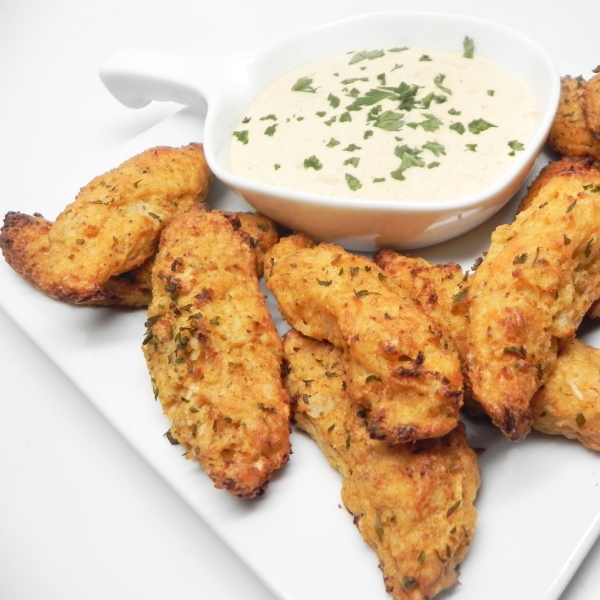 Cajun Cauliflower Fries with Smoky Remoulade