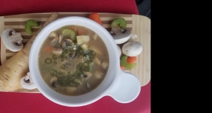 Parsnip and Mushroom Soup