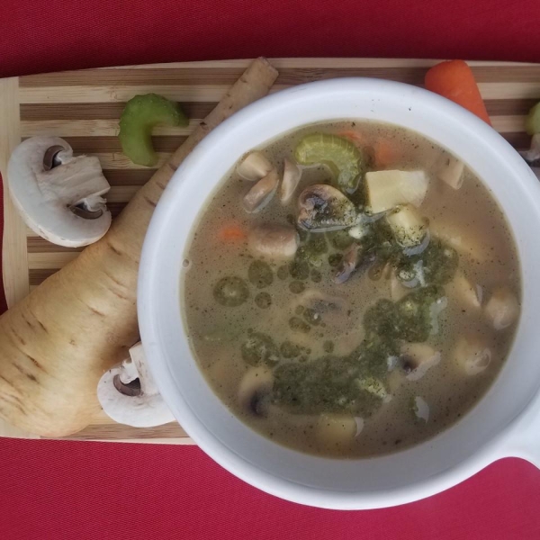 Parsnip and Mushroom Soup