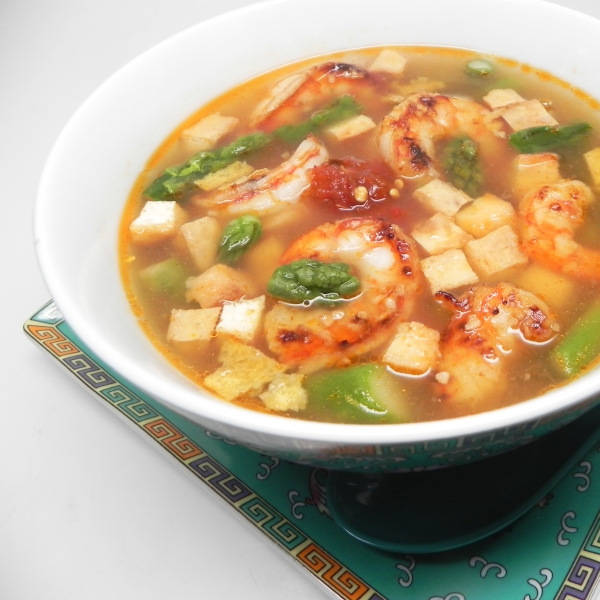 Shrimp and Tofu Soup