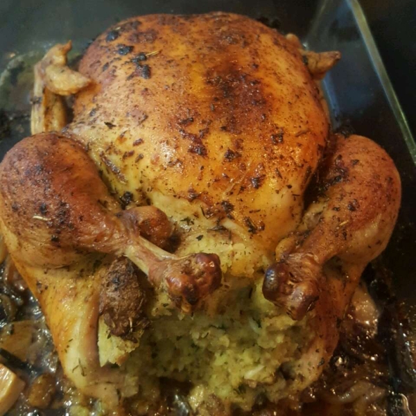 Dry Brined Roasted Chicken
