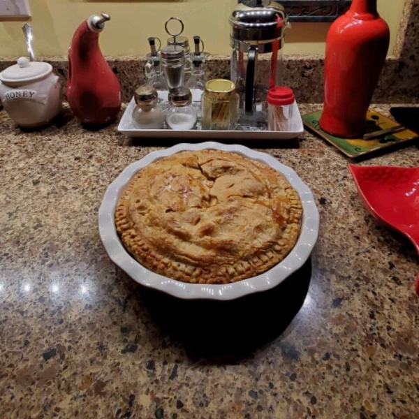 Caramel Apple Cranberry Pie