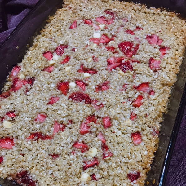Strawberry Oatmeal Bars