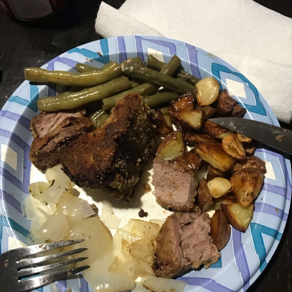 Rosemary Potatoes with Roasted Heads of Garlic