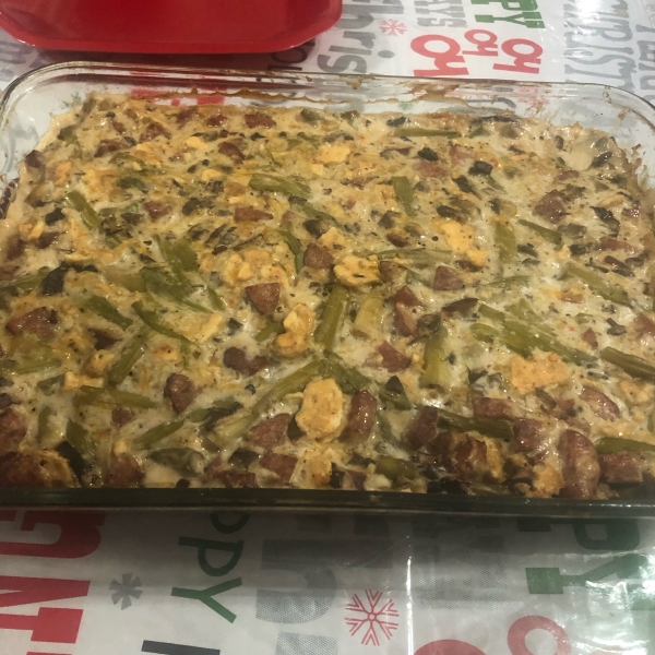 Asparagus and Mushroom Casserole