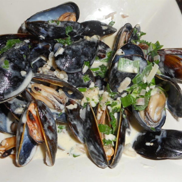 Mussels in Curry Cream Sauce