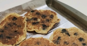 Mom's Oatmeal Blueberry Pancakes