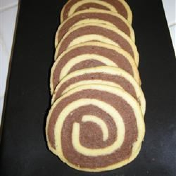 Chocolate Pinwheel Cookies