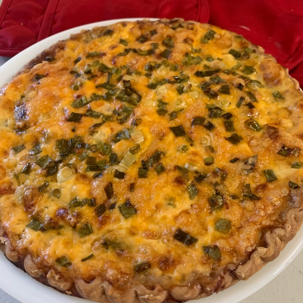 Easy Shrimp and Asparagus Quiche